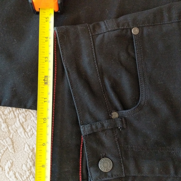 Talbot's Black Curvy Slim Ankle Jeans Size 2/26 - Picture 8 of 10